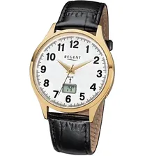 Regent FR-228 Armbanduhr analog digtal Herrenfunkuhr