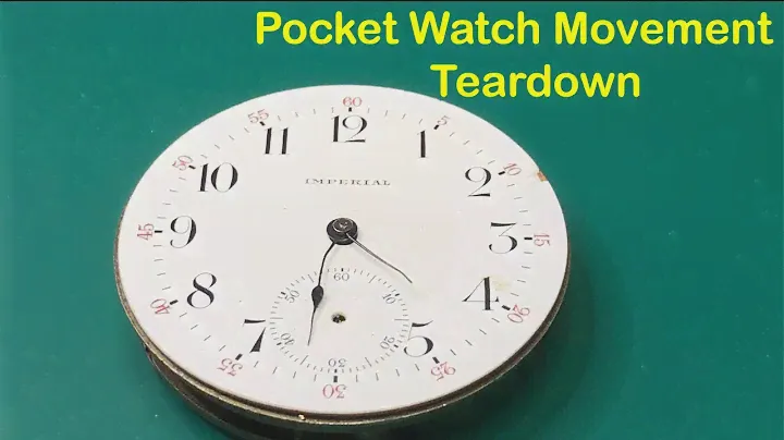 Imperial Pocket Watch Tear Down & Rebuild