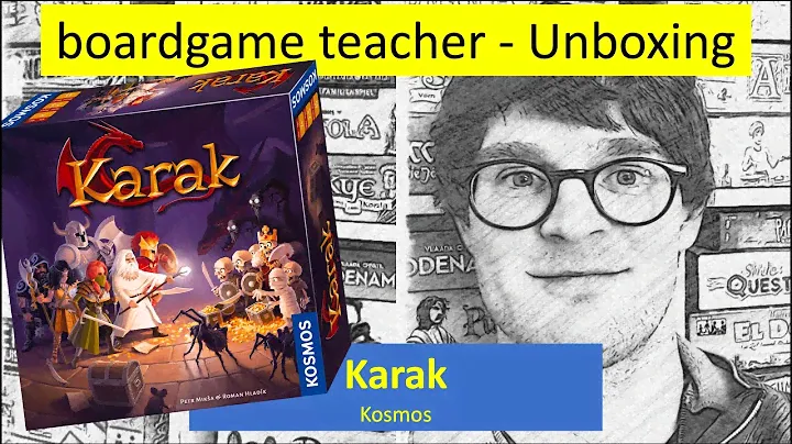 Karak - Brettspiel Kosmos Unboxing Dungeon-Crawler für Kinder