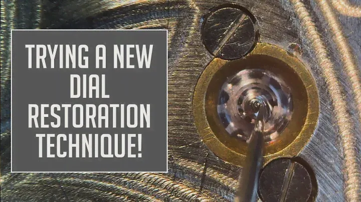 Using Denture Cleaner (??) to Restore This Vintage Pocket Watch From the 1890s